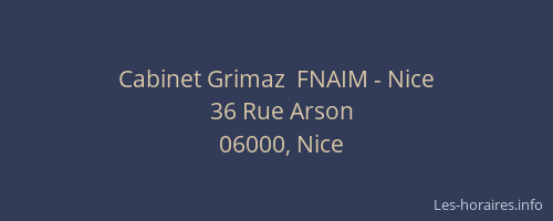 Cabinet Grimaz  FNAIM - Nice