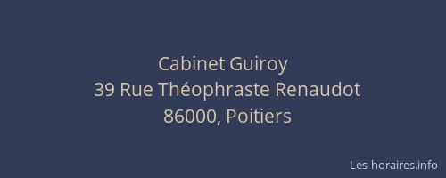 Cabinet Guiroy