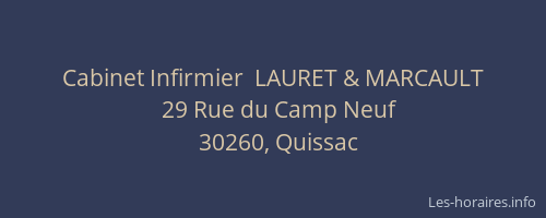 Cabinet Infirmier  LAURET & MARCAULT