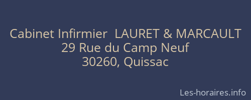 Cabinet Infirmier  LAURET & MARCAULT