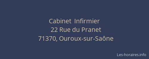 Cabinet  Infirmier