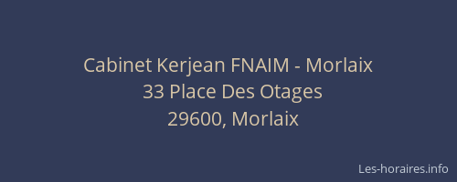 Cabinet Kerjean FNAIM - Morlaix