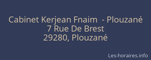 Cabinet Kerjean Fnaim  - Plouzané