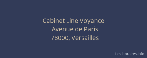 Cabinet Line Voyance