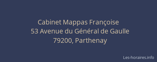 Cabinet Mappas Françoise