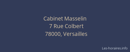 Cabinet Masselin