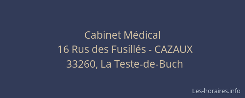 Cabinet M&eacute;dical