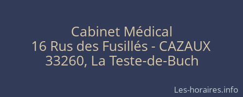 Cabinet Médical