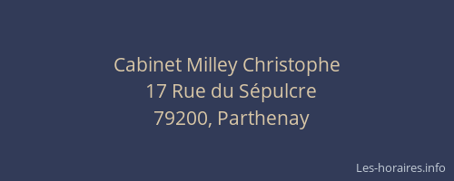 Cabinet Milley Christophe