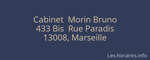 Cabinet  Morin Bruno