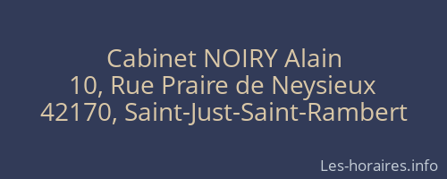 Cabinet NOIRY Alain