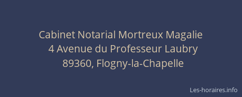 Cabinet Notarial Mortreux Magalie
