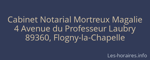 Cabinet Notarial Mortreux Magalie