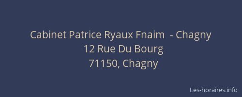 Cabinet Patrice Ryaux Fnaim  - Chagny