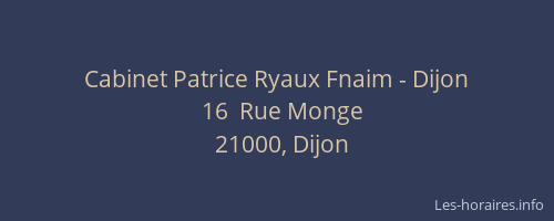 Cabinet Patrice Ryaux Fnaim - Dijon