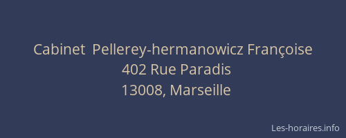 Cabinet  Pellerey-hermanowicz Françoise