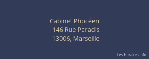 Cabinet Phocéen