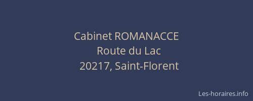 Cabinet ROMANACCE