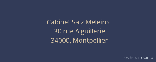 Cabinet Saiz Meleiro