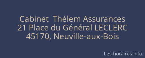 Cabinet  Thélem Assurances