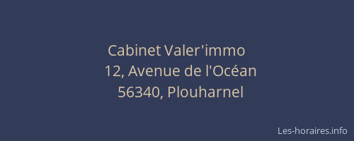 Cabinet Valer'immo