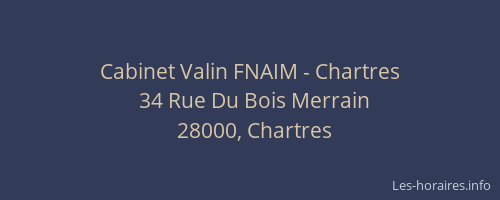 Cabinet Valin FNAIM - Chartres