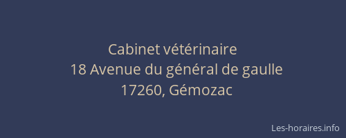 Cabinet vétérinaire