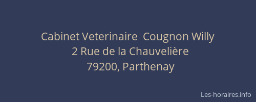 Cabinet Veterinaire  Cougnon Willy