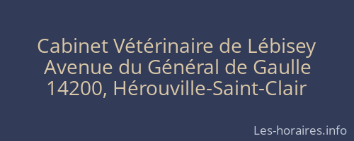 Cabinet Vétérinaire de Lébisey