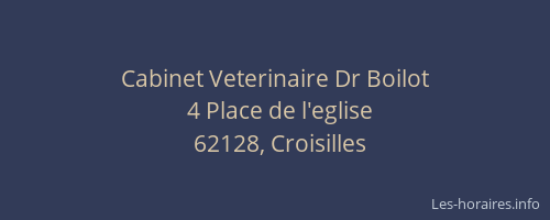 Cabinet Veterinaire Dr Boilot