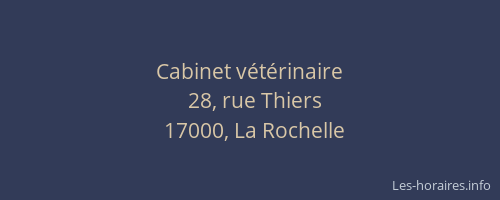 Cabinet vétérinaire