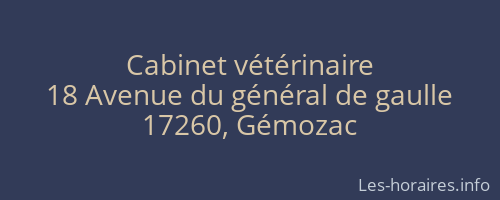 Cabinet vétérinaire