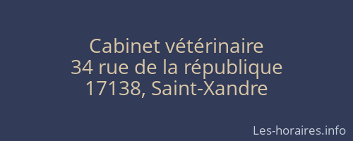 Cabinet vétérinaire