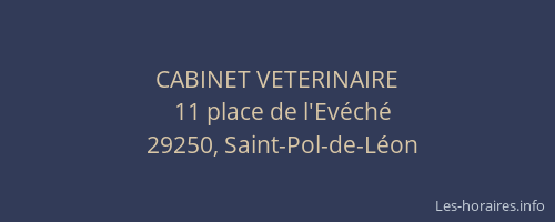 CABINET VETERINAIRE
