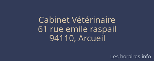 Cabinet Vétérinaire