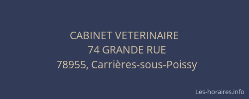 CABINET VETERINAIRE