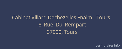 Cabinet Villard Dechezelles Fnaim - Tours