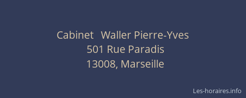 Cabinet   Waller Pierre-Yves