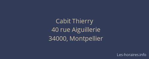 Cabit Thierry