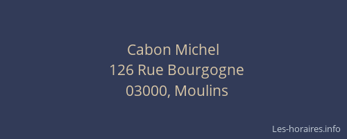 Cabon Michel