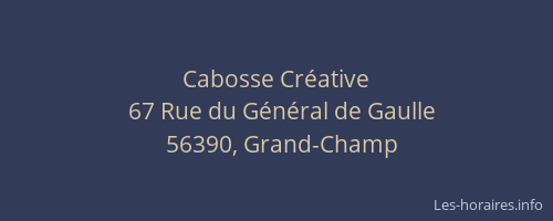 Cabosse Cr&eacute;ative