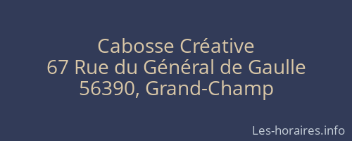 Cabosse Créative
