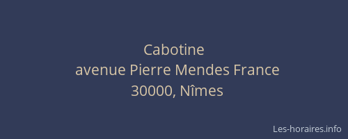 Cabotine