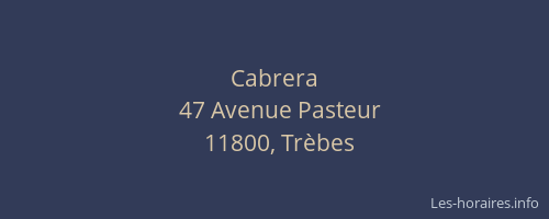 Cabrera