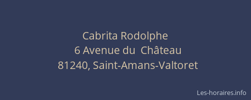 Cabrita Rodolphe