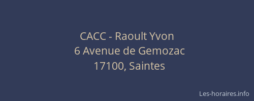 CACC - Raoult Yvon