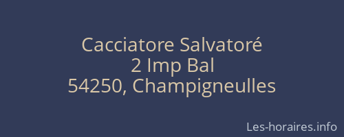Cacciatore Salvatoré