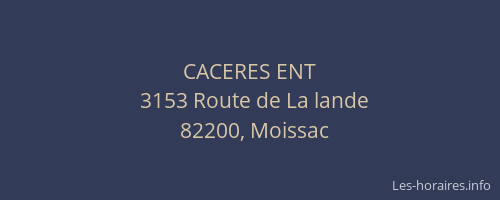 CACERES ENT