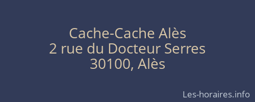 Cache-Cache Alès