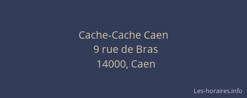 Cache-Cache Caen